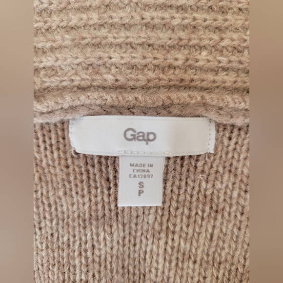 GAP knit self tie vest size S - Picture 7 of 8